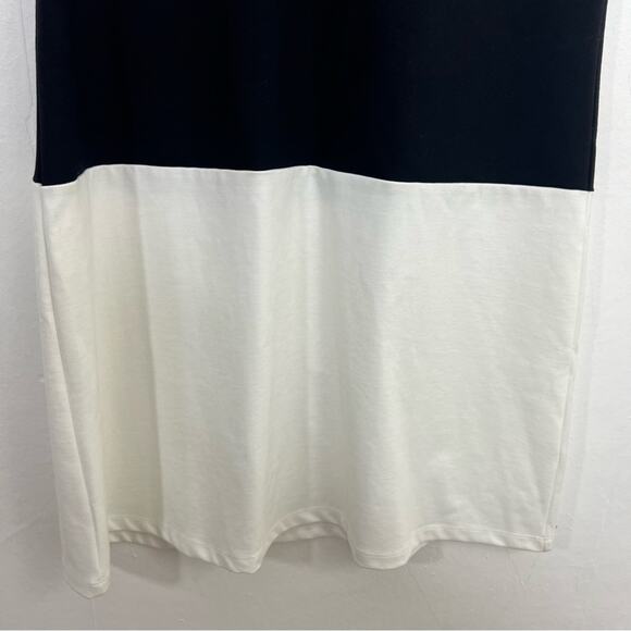 NWT Marie Hell Black White Tunic Shift Mini Mod Retro Dress Sustainable Small - Picture 5 of 12